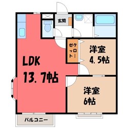 エントピア Ａの物件間取画像